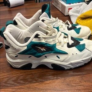 Reebok Black and White Sneakers